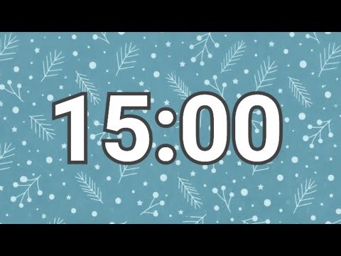 15-Minute Winter Pattern Timer | Calm Classroom Focus