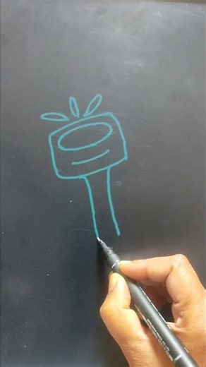 Flashlight easy drawing #art #drawingideas