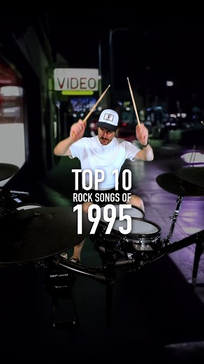 It's 1995, here are the top 10 rock songs in the charts in one minute. | Kye Smith