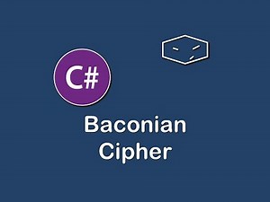 baconian cipher in c#