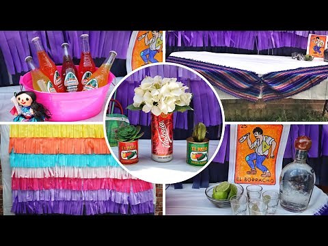 5 Decoration ideas for a Mexican Party