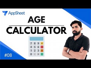 How to Calculate Age in AppSheet | DOB to Age Formula Tutorial