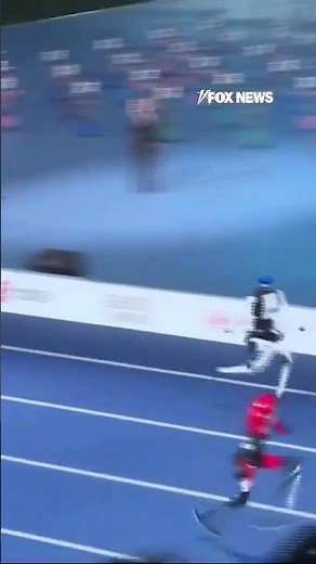 WATCH: Chinese humanoid robot runs 100m FASTER than Usain Bolt’s world-record time #shorts #foxnews