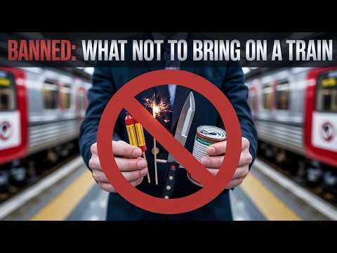BANNED: What NOT to Bring on a Train (Explosives, Guns, & Hidden Rules)
