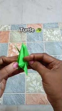 HOW TO MAKE ORIGAMI TURTLE|STEP BY STEP TUTORIAL #ORIGAMI #origamipaper #papercrafts#viral#trending