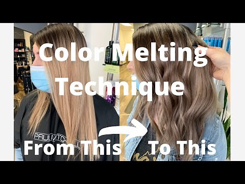 Color Melting Technique with Paul Mitchell The Demi