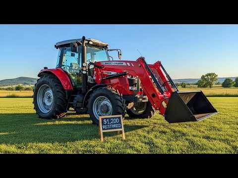 Abandoned 2024 Massey Ferguson 7700S for $1,200… Restored