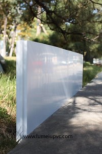 [Hot Item] PVC Eco Fencing Profiles with Competitive Price