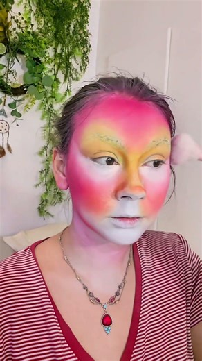 there the tutorial for the Lisa frank makeup! #makeup #makeup #makeupartist #makeuptutorial #fyp