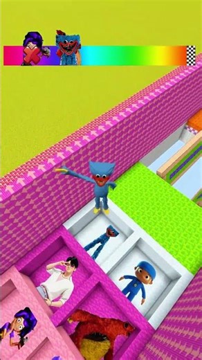 Kpop Demon Hunters Lava Jump VS Poppy Playtime Chapter 5 Challenge 😱 #minecraft #poppyplaytime