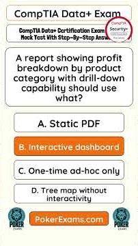 CompTIA Data+ Certification Exam Full Mock Test With Step By Step Answers