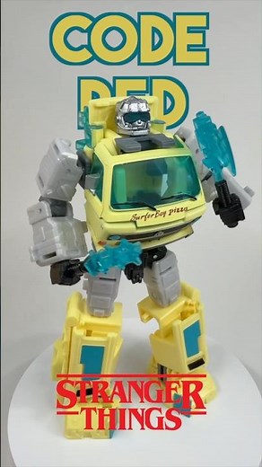 How is he THIS GOOD? Transformers x Stranger Things Code Red