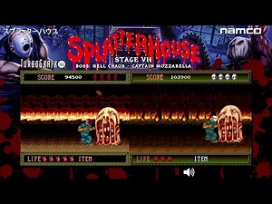 Splatterhouse スプラッターハウス | Arcade & Turbografx 16 | Comparison - Dual Playthrough