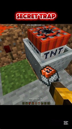 Minecraft secret trap... 🙀....#minecraft #trap