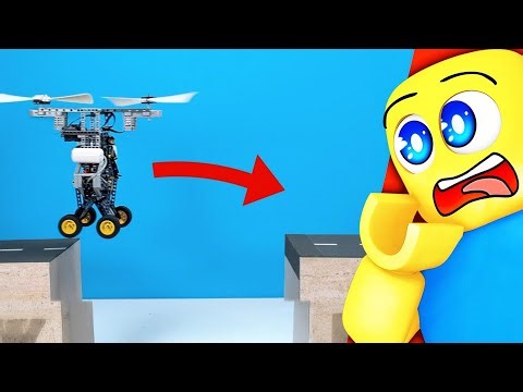 Lego Cars vs GIANT Holes