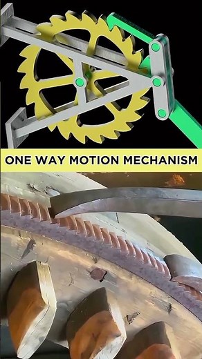 How One-Way Motion Mechanisms Work | Ratchet Gear System Explained" #shorts