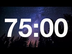 75 minute timer | 75 Minute Countdown
