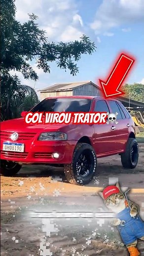 They turned a GOL G4 into a TRACTOR😭