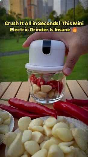 Crush It in Seconds! This Mini Electric Grinder Is Wild 🔥