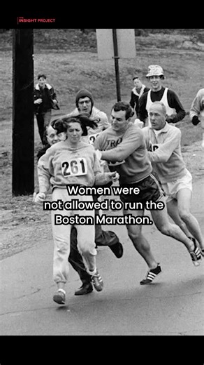 Kathrine Switzer changed marathon history with one run. #history #strongwomen #sports #women