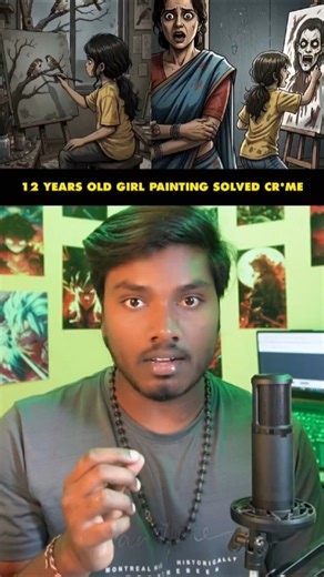 12 Years Old Girl Painting Solved Cr*me 🎨