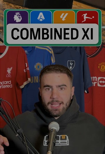 Combined 11 of the LEAGUE LEADERS🔥⚔️ #football #premierleague #bundesliga #seriea #laliga