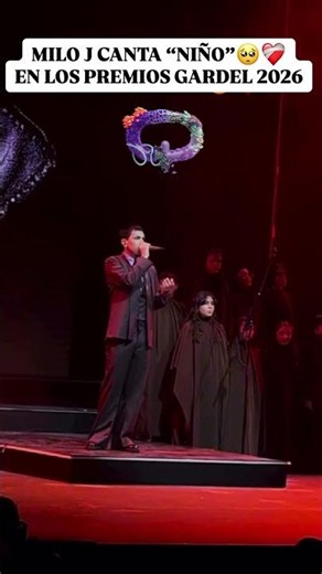 MILO J CANTA "NINO" EN LOS PREMIOS GARDEL 2026❤️ 🩹