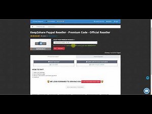 How to buy or get your keep2share premium key ?