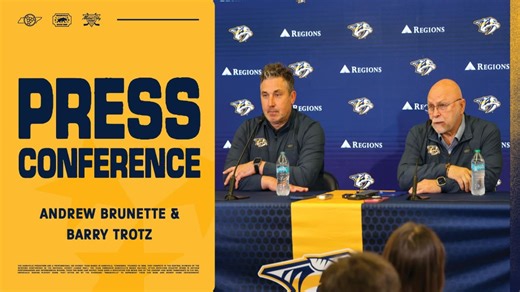 Press Conference: Andrew Brunette and Barry Trotz