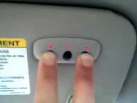 Deleting garage door programming from Ford homelin