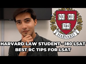 HARVARD LAW, 180 LSAT student and tutor shares BEST RC Tips for the LSAT