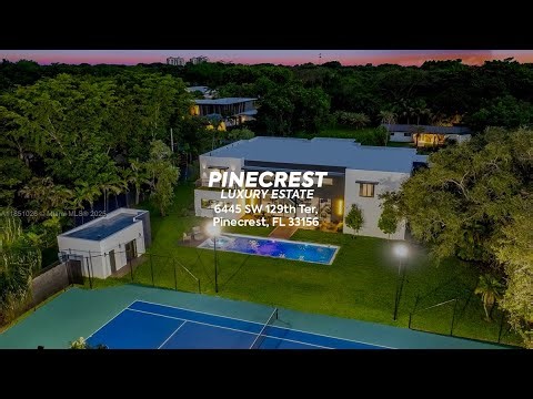 Pinecrest Luxury Estate | 6445 SW 129th Ter, Pinecrest, FL 33156
