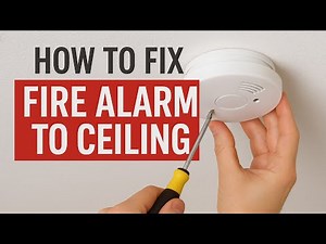 How to Fix Fire Alarm to Ceiling | Simple Mounting & Installation Guide