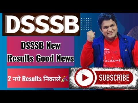 DSSSB Good News// 2 Pending Results निकाले🎉 #dsssb2026 #harbirsir #trending #viralvideo #dsssb