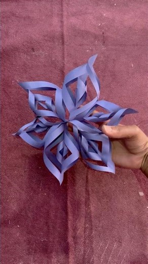 MAGICAL DIY Christmas Snowflake Ornaments#diy#viral#ytshorts #christmasdecor
