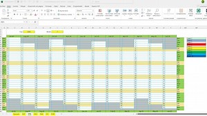 Excel Perpetual Calendar PLUS Annual Planner 2024 2025 2026 2027 Minimalist Simple Spreadsheet Organizer Template - Etsy