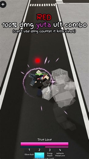 New yuta 100 hp ult combo jjs #jjk #jjs #jujutsushenanigans #jujutsukaisen #roblox