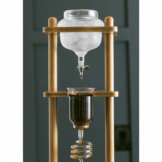 Yama Cold Drip Tower 6-8 Cup Bamboo Straight Frame (32oz)