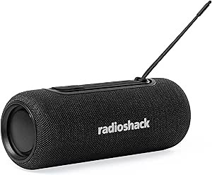 RadioShack Mini Bluetooth Speaker Pumping Box with RGB Light, Black, 8W
