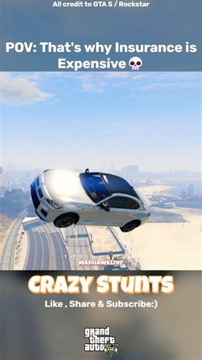 BMW M2 CS INSANE SUPER JUMP in GTA 5 😱🔥 High Speed Ramp Jump & Air Glide Chaos in Los Santos #gta