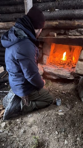 2.4K views · 1.4K reactions | Starting the fire at the bushcraft shelter #bushcraft #bushcraftshelter #shelterbuilding | Nature Daddy | Facebook