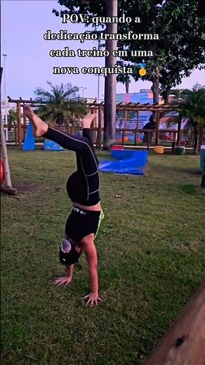 Treino de Ginástica Artística ao Ar Livre | Técnica, Equilíbrio e Superação 💪✨