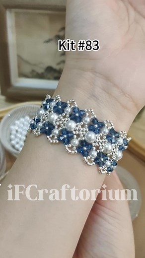 999K views · 22K reactions | DIY Bracelet Craft Kit – French Lace. https://ifcraftorium.com/products/diy-bracelet-kit-french-lace #diy #diycrafts #handmade #handmadegifts #crafts #beads #tutorial | Craftorium | Facebook