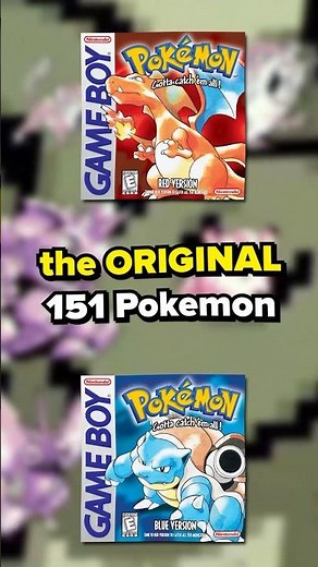 the original 151 Pokemon Challenge