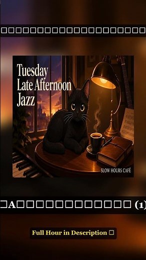Late Afternoon Cafe Jazz 🌙 Tuesday Mellow Hours #Shorts