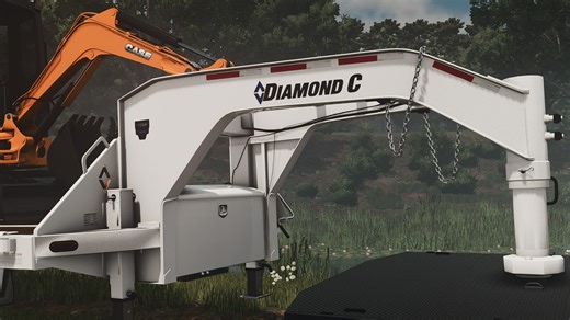 FS25 - Diamond C FMAX210 40′ Gooseneck Trailer by Hashy