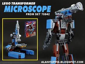 LEGO MOC-32830 Transformer Microscope from set 70842: Emmet's Couch Mech (Creator 2019)