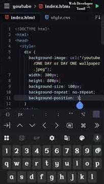 🚀Background-position Property Full Concept | CSS Tamil Explanation || #html #css #coding #tamil