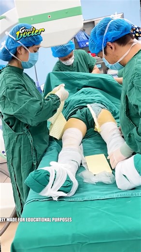 217K views · 667 reactions | The patient is lying on the operating table, undergoing treatment as part of a carefully planned surgical procedure. Every step is performed with precision by the surgical team to ensure the patient's safety and the best possible outcome. This moment represents the delicate balance between advanced medical techniques and patient care. 喙 #OperatingRoom #SurgicalCare #PatientTreatment | Great Doctor | Facebook