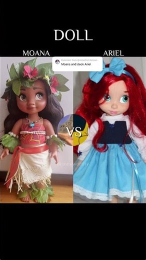 Moana Vs Ariel 🌊 🌊 #shorts